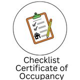 Checlist Certificate of Occupancy