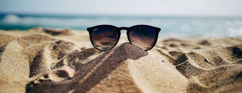 Glasses on Beach