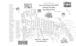 2023 Town-wide Garage Sale Map